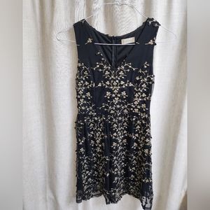 Altar'd State Black and Gold Dress Size Small